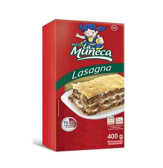 Pasta La Muneca Lasagna*400Gr Precoci