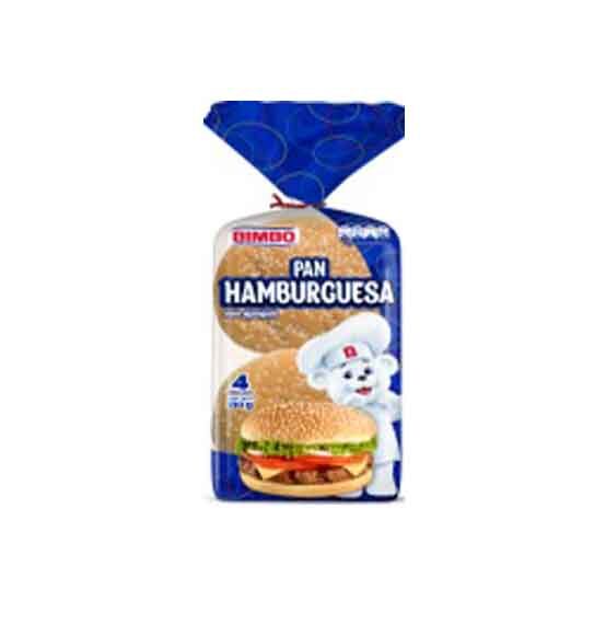 Pan Hamburguesa Bimbo *4 Und