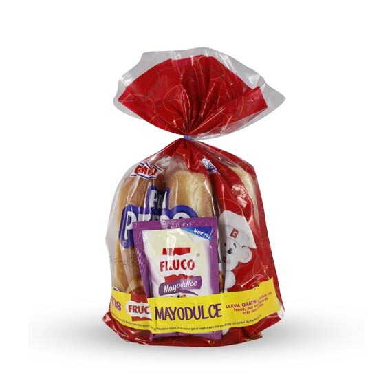 Pan Perro Bimbo*6Un*205Gr