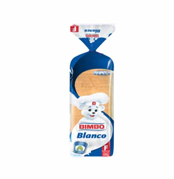 Pan Tajado Blanco Familiar Bimbo *600 Grms