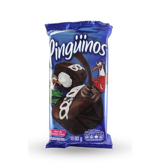 Pinguinos Marinela*2Un*80Grms