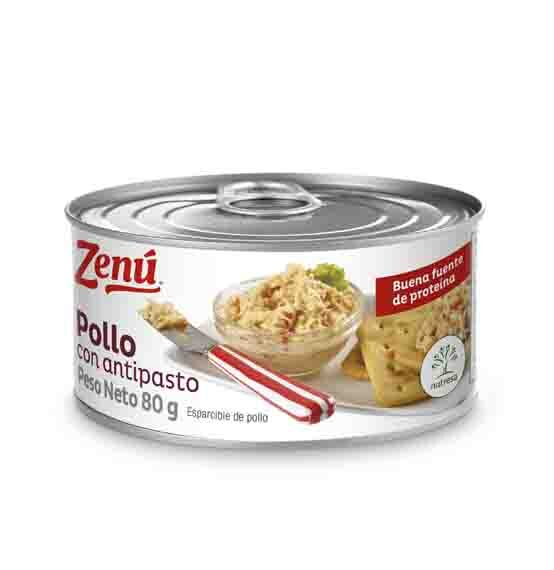 Pollo Con Antipasto Zenú *80 Grms