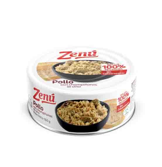 Pollo Con Champiñones Al Vino Zenú *160 Grms
