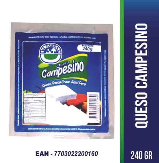 Queso Campesino El Zarzal *240 Grms