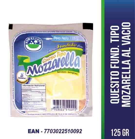 Queso Mozzarella El Zarzal *125 Grms