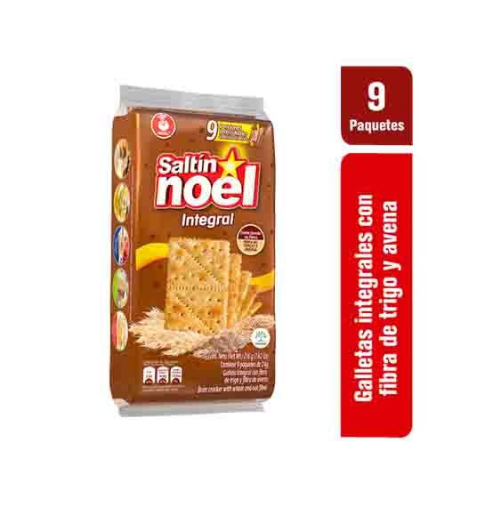 Galleta Saltin Noel Integral*9 Paq