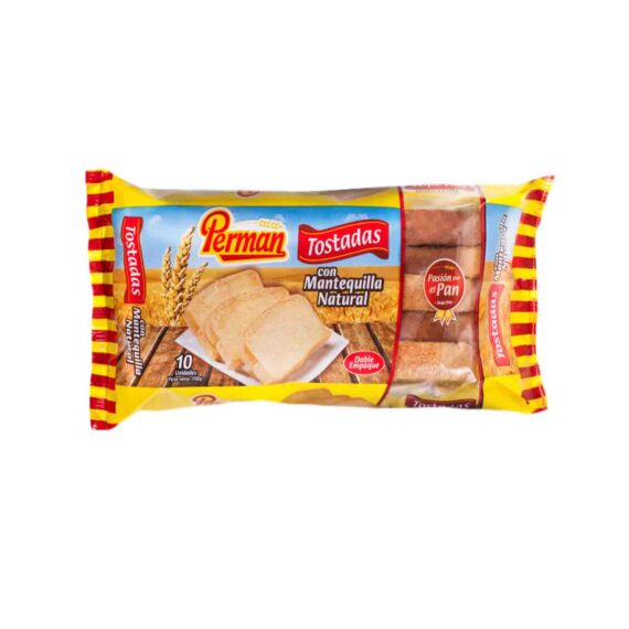 Tostada Perman Blanca*10 Unds