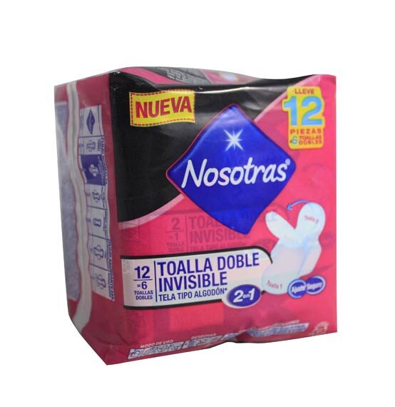 Toalla Hig.Nosotras Dobles *12