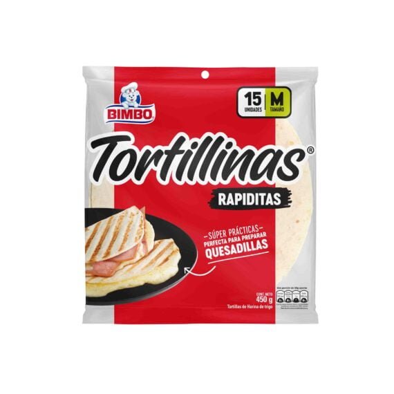 Tortillas Bimbo Blanca *450 Grms *15 Und