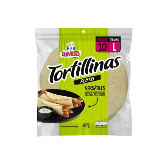 Tortilla Bimbo Fajitas *10 Und