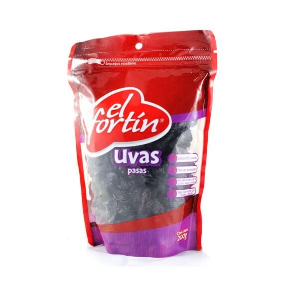 Uvas Pasas El Fortin*200 Grms