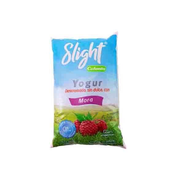 Yogur Slight Mora Colanta  Bolsa *1000 Ml