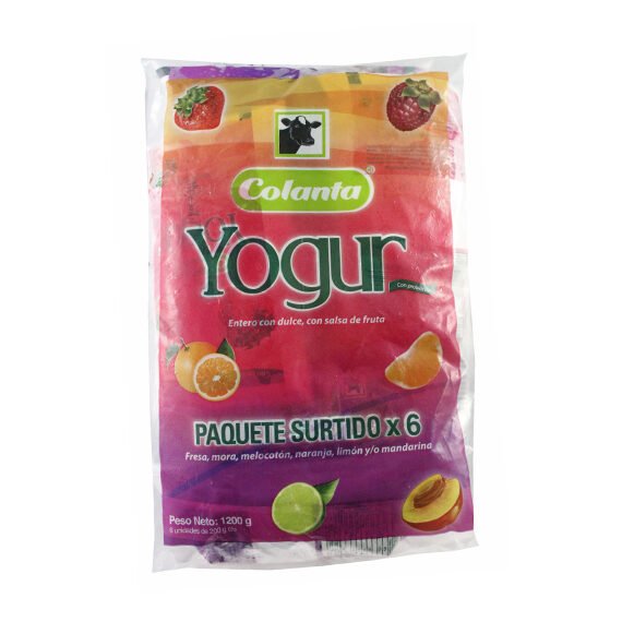 Yogurt Colanta Bolsa*200Gr Sixpack