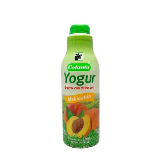 Yogurt Melocotón Colanta Pote *1000 Ml