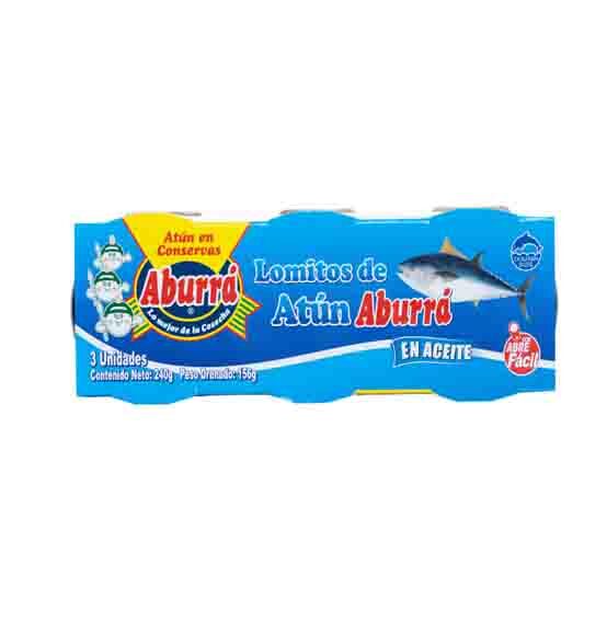 Atun Aburra Tripack Aceite *240 Grs