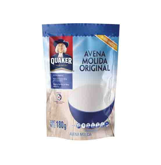Avena Quaker Molida*180Gr Sobre