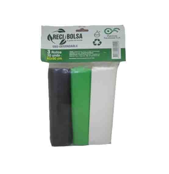 Bolsa Basura Reci Bolsa *3 Rollos