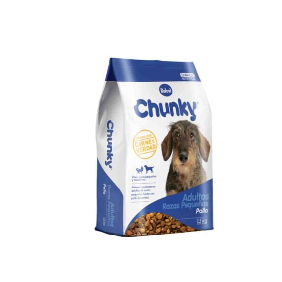 Chunky Pollo Raza Pequnas Adulto x 1.5 kg