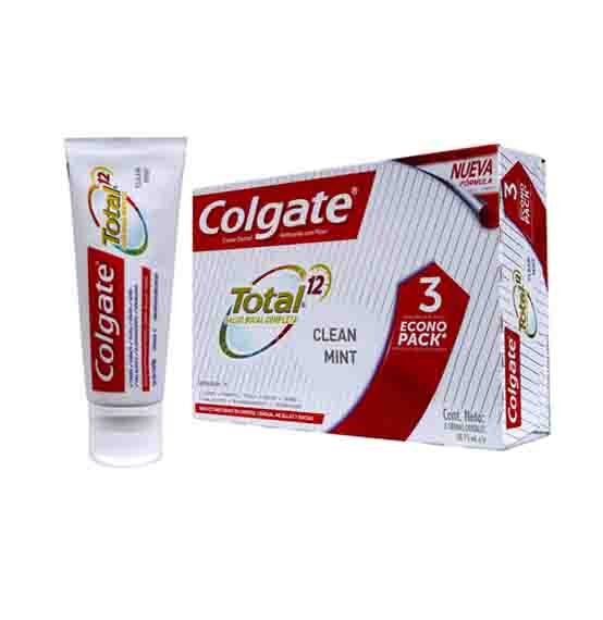 Crema Dental Colgate Total 12 *3 Econ