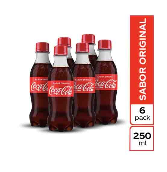 Gaseosa Coca Cola *250 Ml *6Und