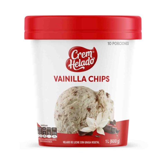 Crema Helado Crem Hel*1Lt Vain/Chips
