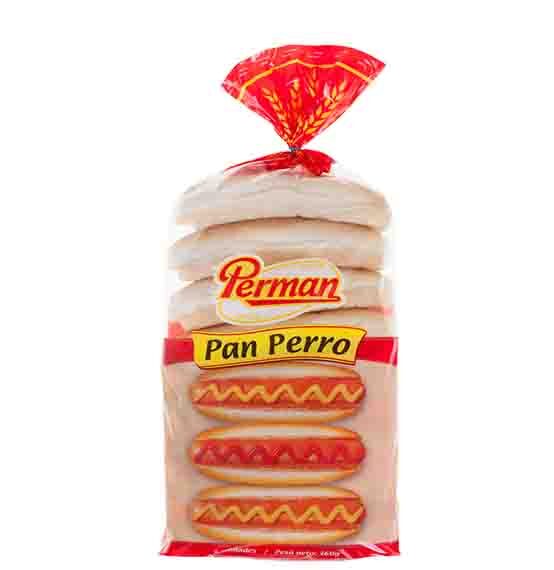 Pan Perro Perman Sencillo*8 Unds