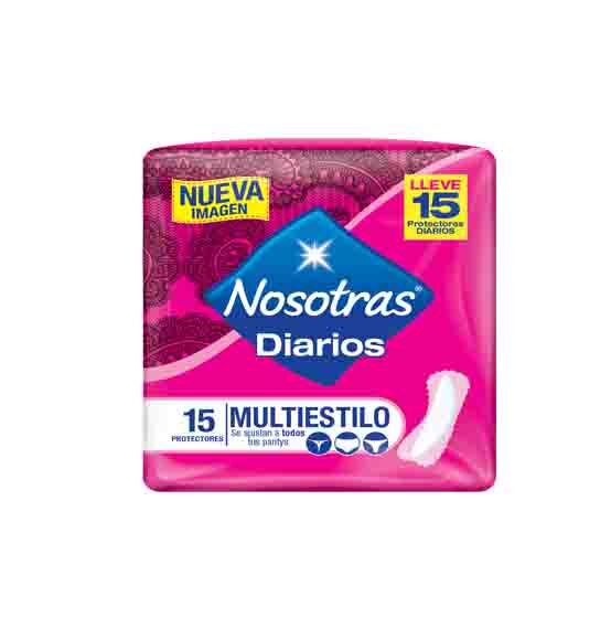 Protector Nosotras Diario Multiestil*15
