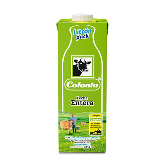 Leche Colanta Tetra Entera*1Lt