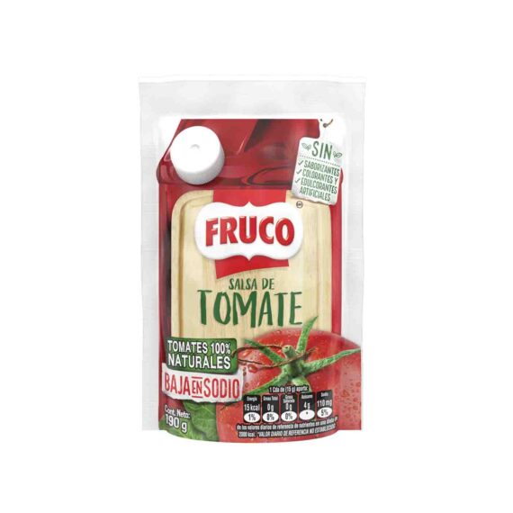 Salsa De Tomate Fruco*190Gr Doypack