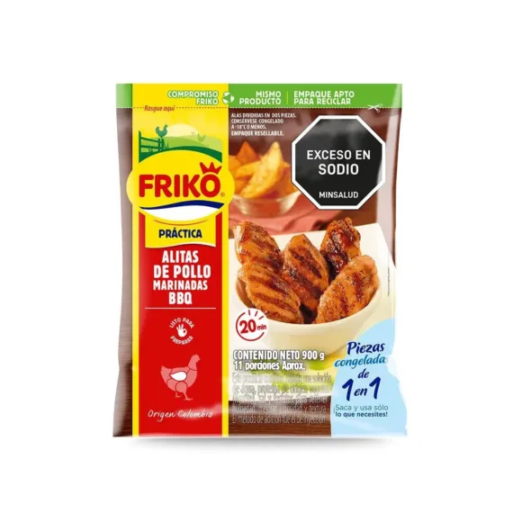 Alitas Bbq Friko*900 Grs