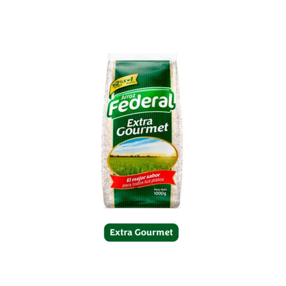 Arroz Federal* Extra Gorment *1000 G Verde
