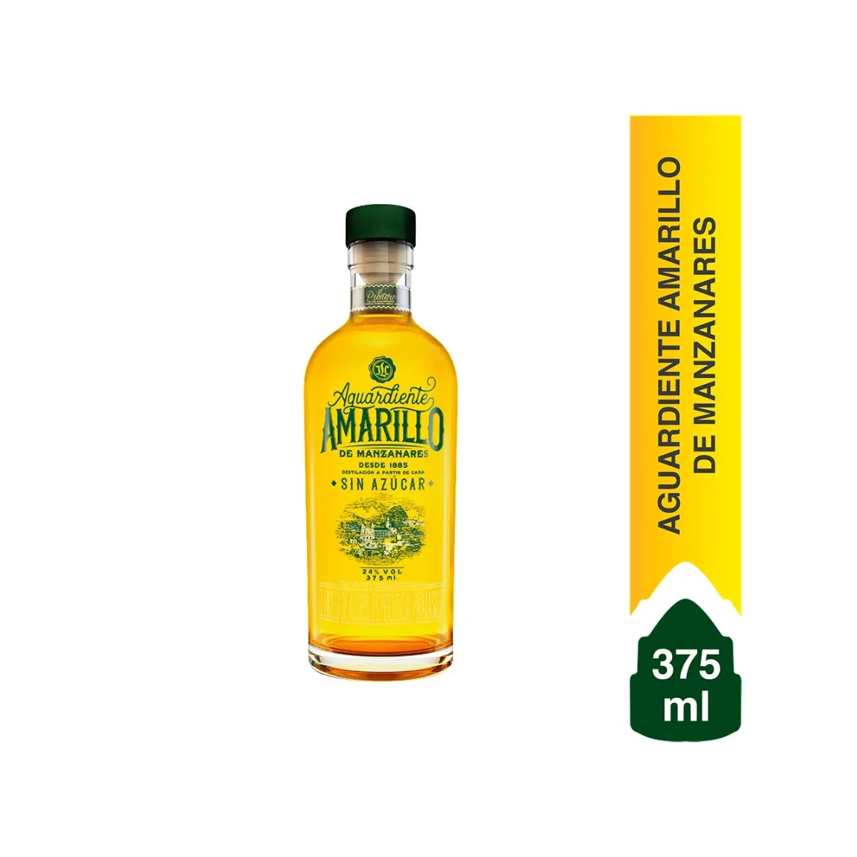 Aguardiente Amarillo De Manzanares *375