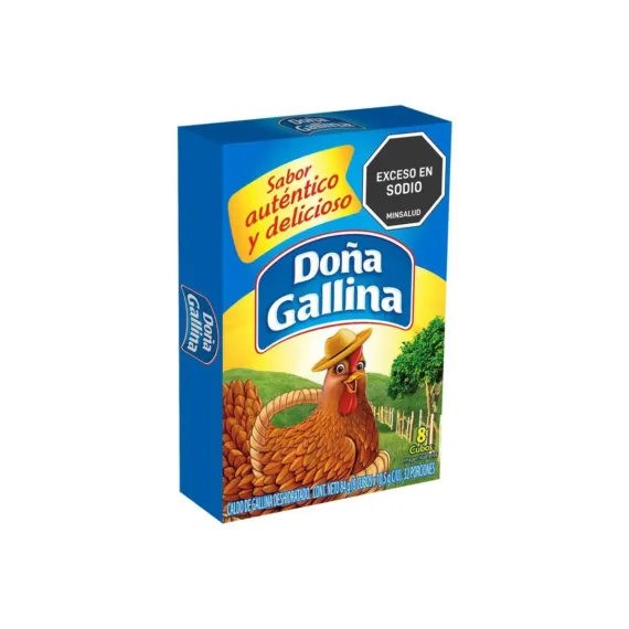 Caldo De Gallina Dona Gallina*8 Cubos