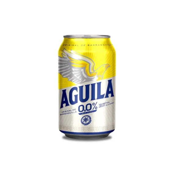 Cerveza Aguila Lata*330Cm Cero