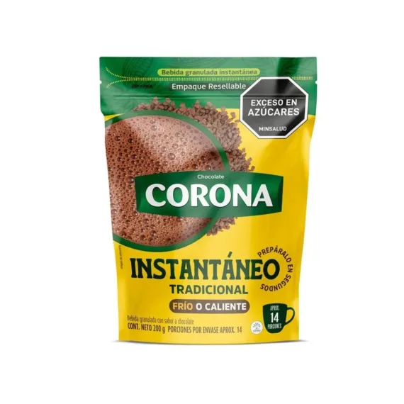 Chocolate Corona Inst.*200Grs Clasico