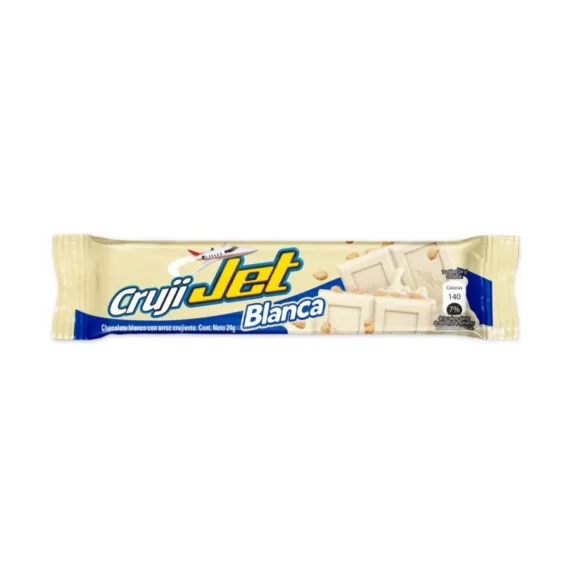 Chocolatina Crujijet Blanca*24 G