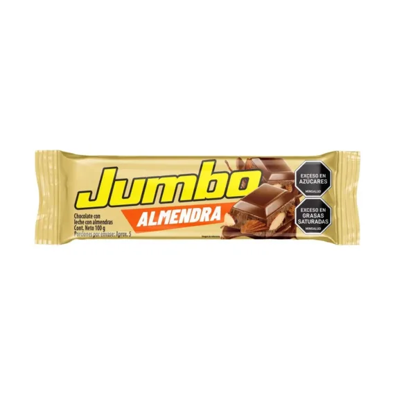 Chocolatina Jumbo Almendra *100 G