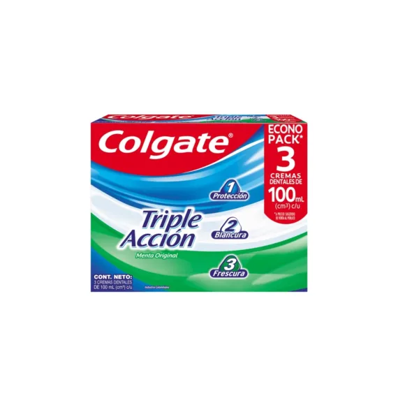 Crema Dental Colgate Tripl/Acc*100*3Spri