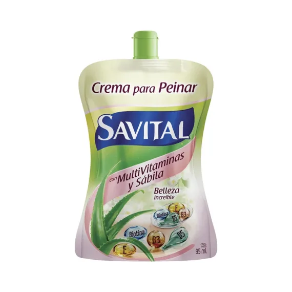 Crema Para Peinar Savital Vitaminas *95