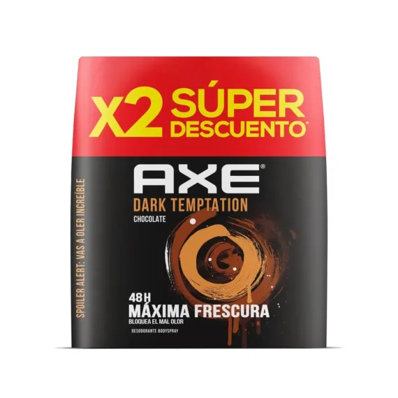 Desodorante Axe Spray Dark Temptation*2