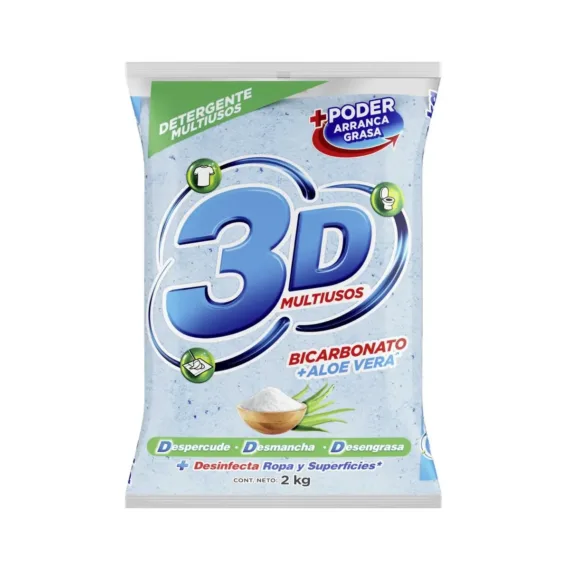 Detergente 3 D Multiusos *2000G Core Bicarbonato Aloe