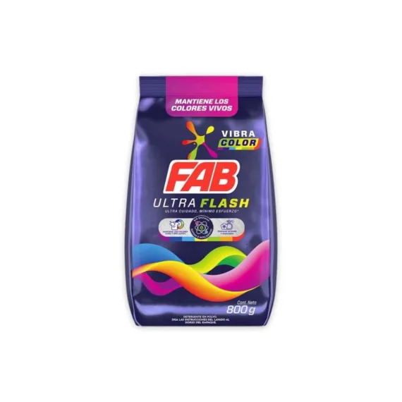 Detergente Fab*800 G Vibra Color