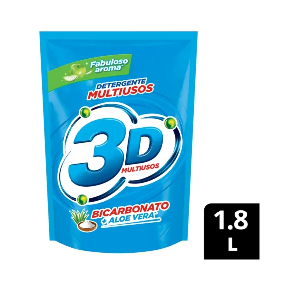 Detergente Liquido 3D *1800 Ml