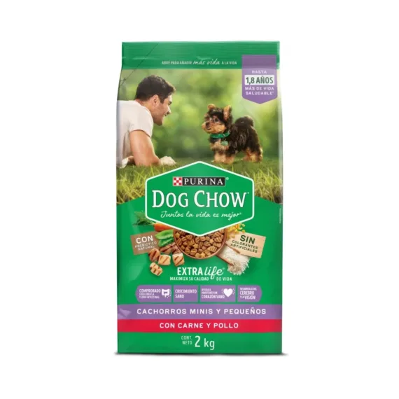 Dog Chow Cachorro 1 Meses A 15 Meses*2Kg