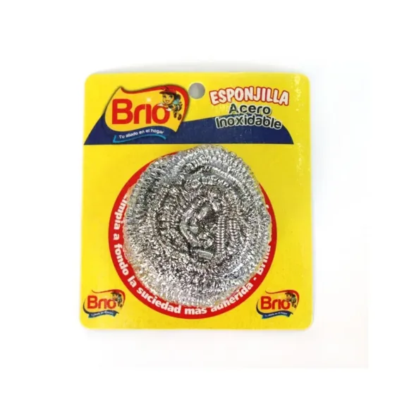 Esponja Acero Inoxidable Brio *1Unds