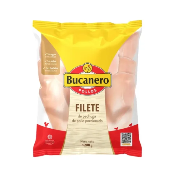 Filete De Pechuga Buc Porcionado*1200 G