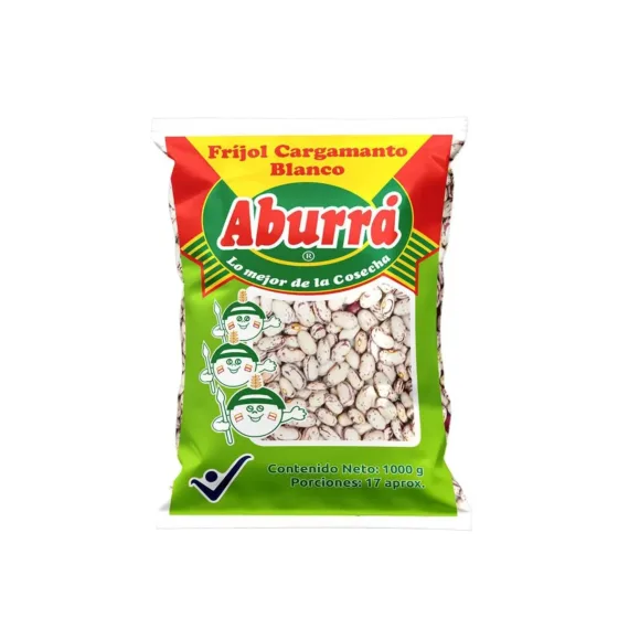 Frijol Cargamanto Blanco Aburra*1000 G