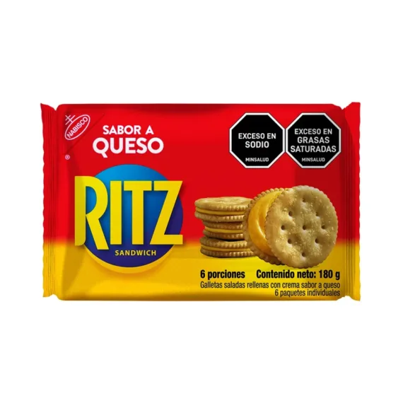 Galleta Ritz Queso Paq*6 Unds