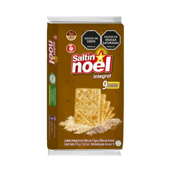 Galleta Saltin Noel Integral*9 Paq