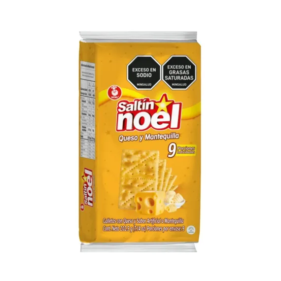 Galleta Saltin Noel Queso Matq*9Uns